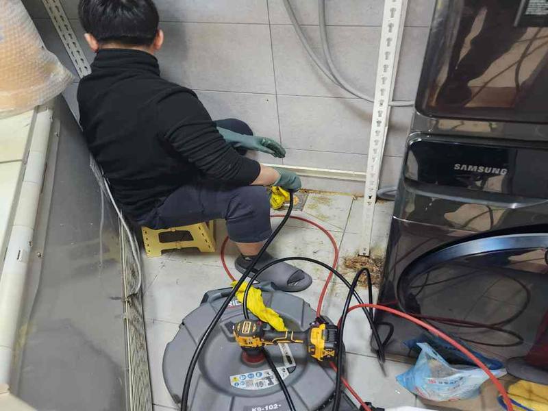 난곡동 싱크대막힘 작업 현장